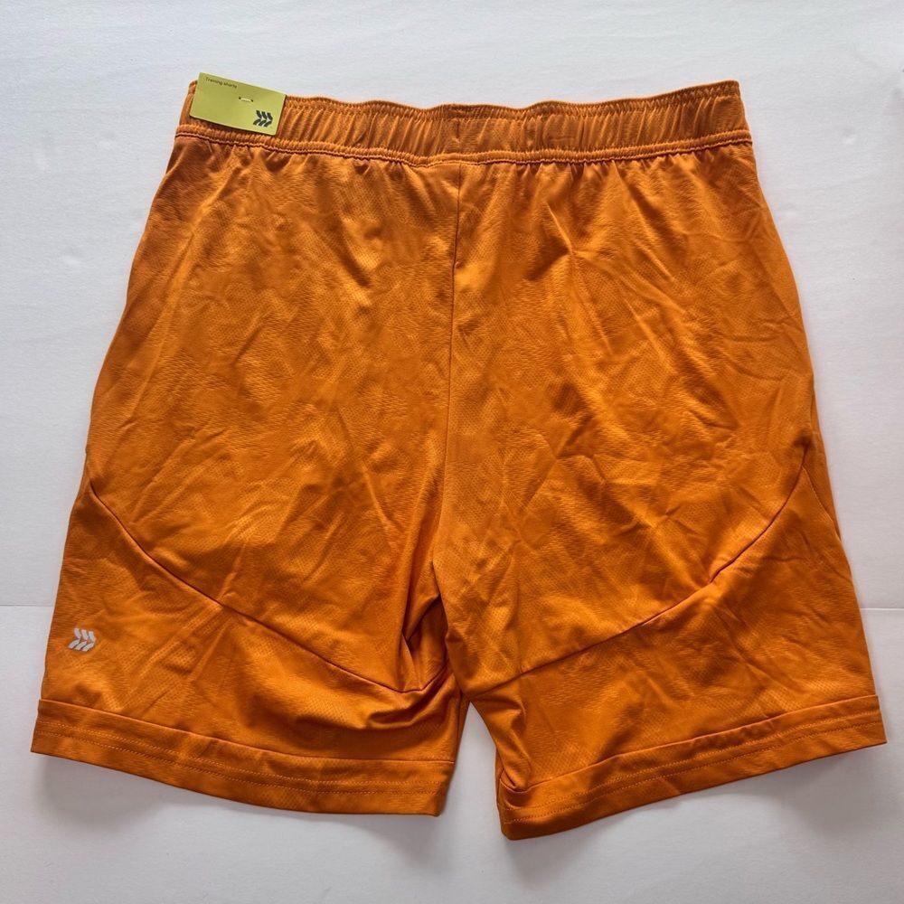 All in Motion Men's Orange Athletic Training Shorts Size Medium - Picture 2 of 5